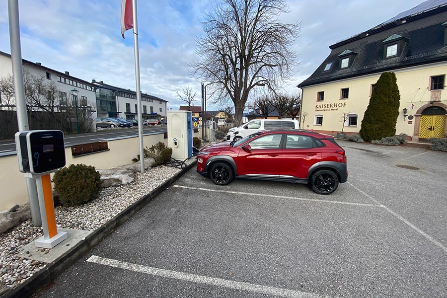 Tesla & E-Autos  Ladestationen im Hotel Kaiserhof Anif